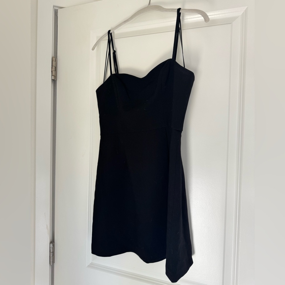 French Connection Black Spaghetti Strap Dress